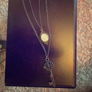 Double layer key necklace🔑